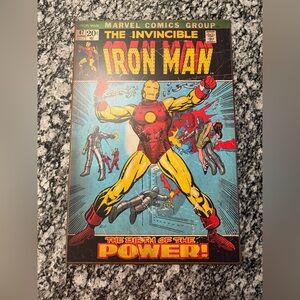 Iron Man Wall Decor- Red and Yellow